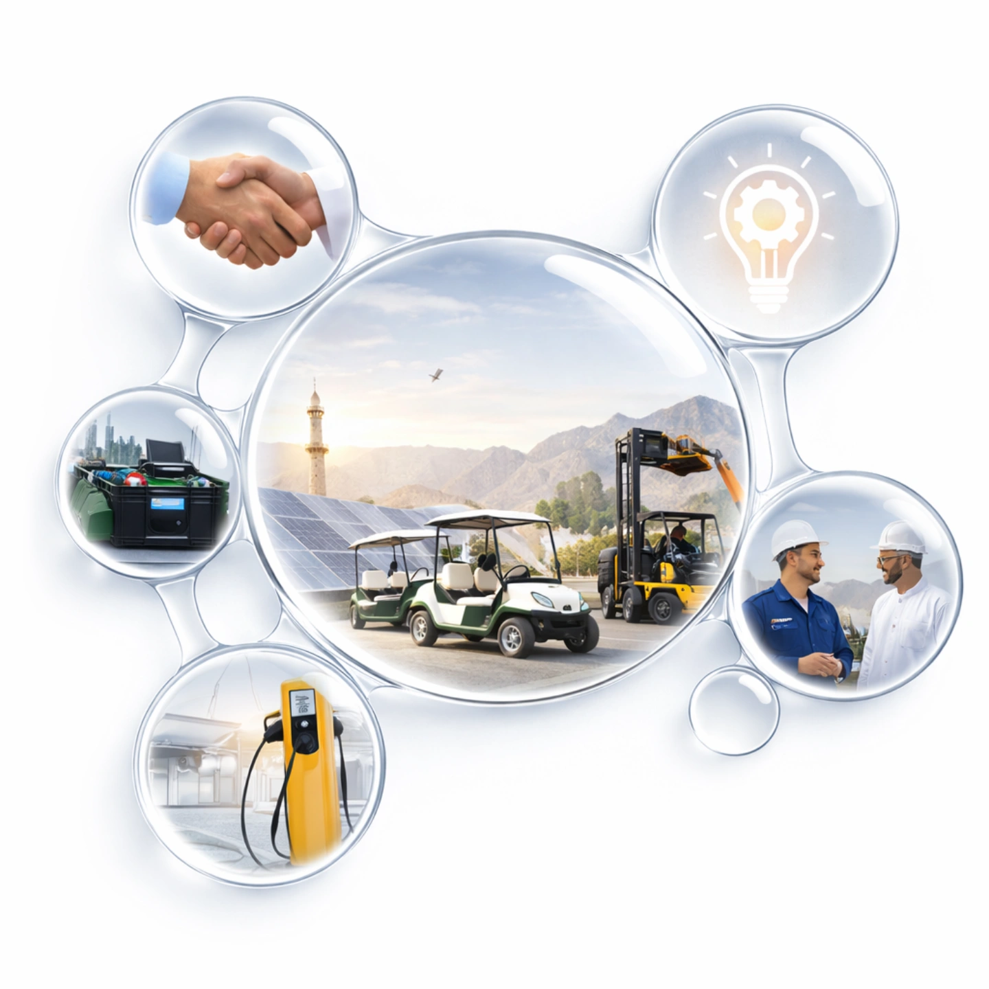 Metallic infinity symbol with an arrow, representing circular economy and sustainable lifecycle.